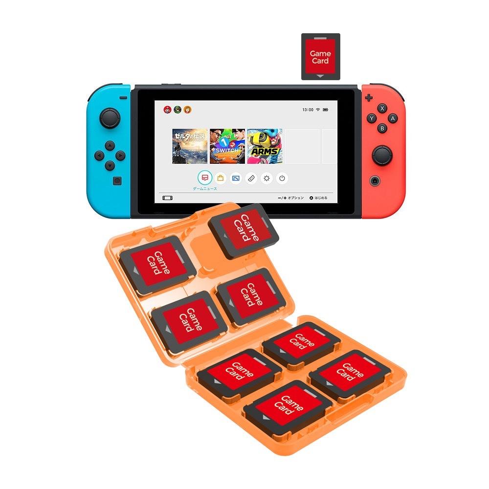 【快速出貨】 NS 8片遊戲卡帶收納盒 遊戲卡 DOBE 收納盒 卡帶盒 記憶卡 保護殼 遊戲片 彩色 Switch-細節圖2