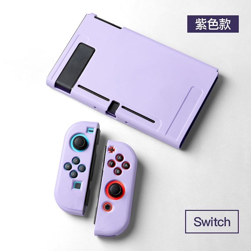 【快速出貨】 Switch 遊戲主機 保護套TPU 磨砂 透明 分體 保護殼 NS 水晶殼 薄款 可插底座-細節圖2