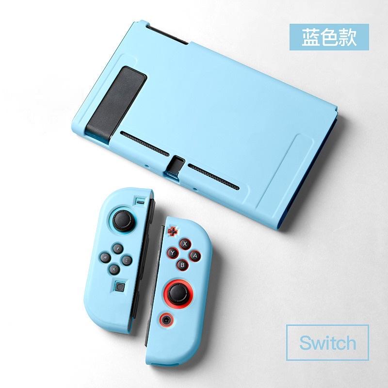 【快速出貨】 Switch 遊戲主機 保護套TPU 磨砂 透明 分體 保護殼 NS 水晶殼 薄款 可插底座-細節圖5