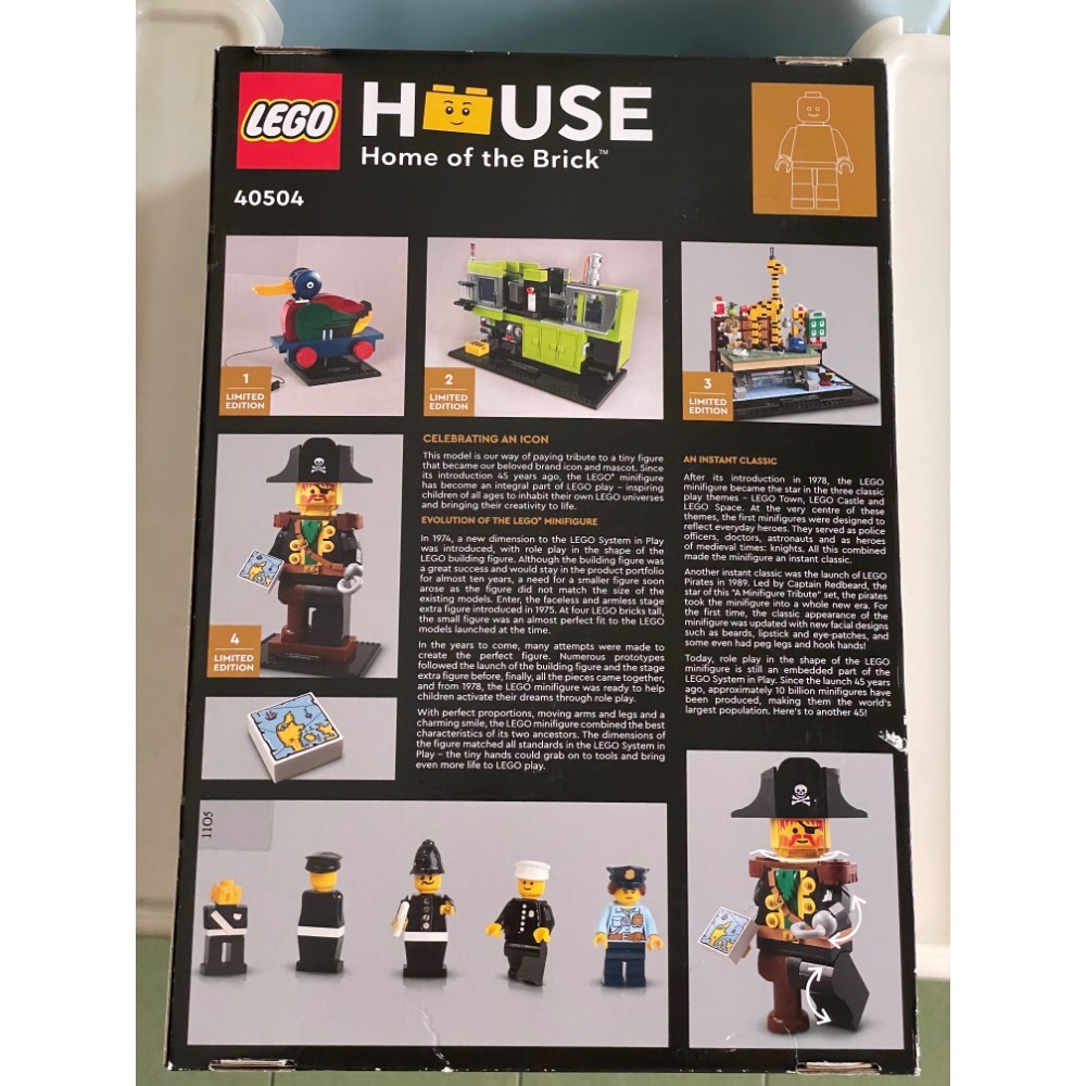 樂高 LEGO 40504 紅鬍子船長 A Minifigure Tribute 海盜 大人偶-細節圖3