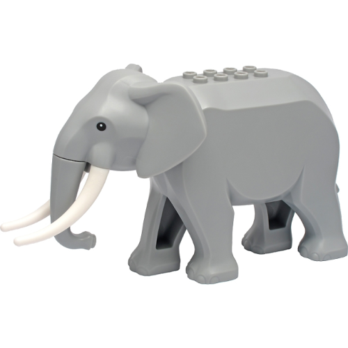 樂高 LEGO 大象 公象 動物 配件 60307 60302 elephant2c01