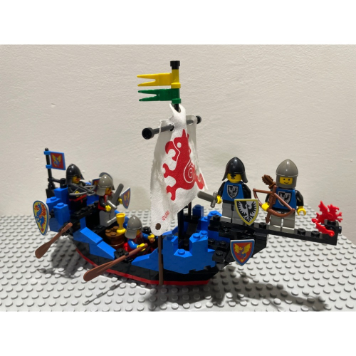 樂高 LEGO 6057 城堡 黑鷹 船 老物 二手