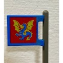 樂高 LEGO 2335px9 flag 龍國 旗幟 6057 6085 6086-規格圖4