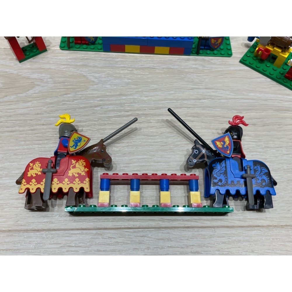 樂高 LEGO 6060 騎士對決 1584 二手 老物 城堡 徵兵 馬袍 黑鷹 castle-細節圖3