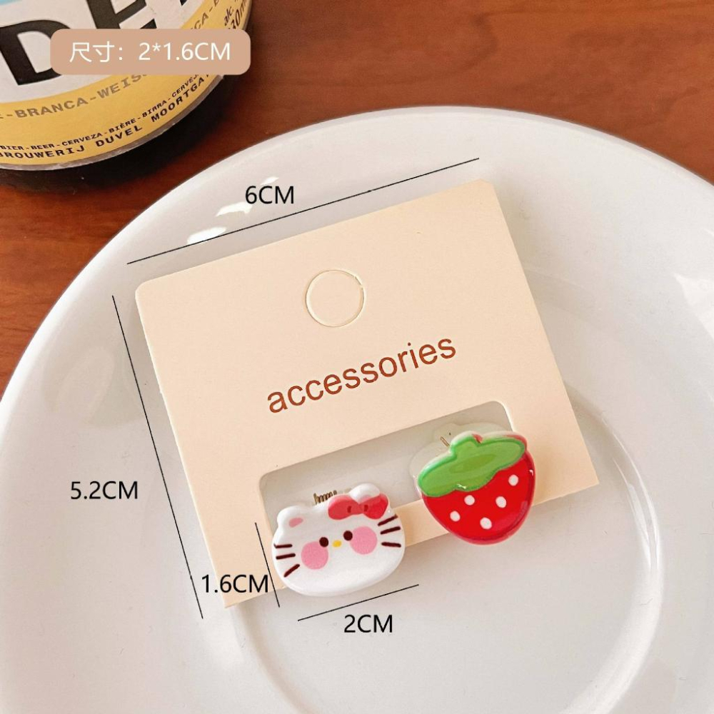 【台灣現貨】髮夾 瀏海夾 小髮夾 髮飾 抓夾 髮 夾 糖果髮夾 可愛髮夾-細節圖9