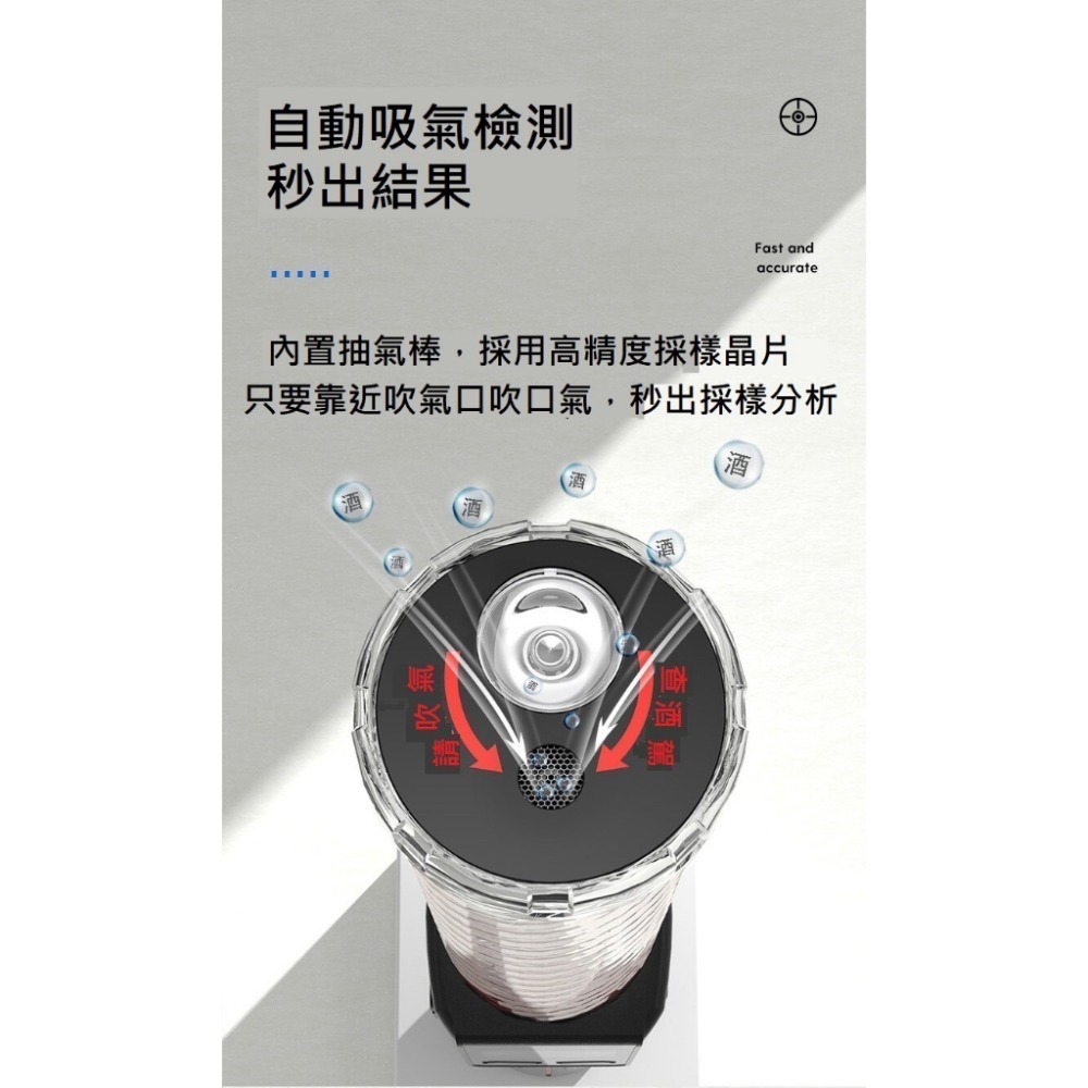 【免運 24H出貨 預購】酒測 軍警專用酒測器 秒出結果 保固一年 高精準 酒測棒 語音播報 工地指揮棒 營造-細節圖5