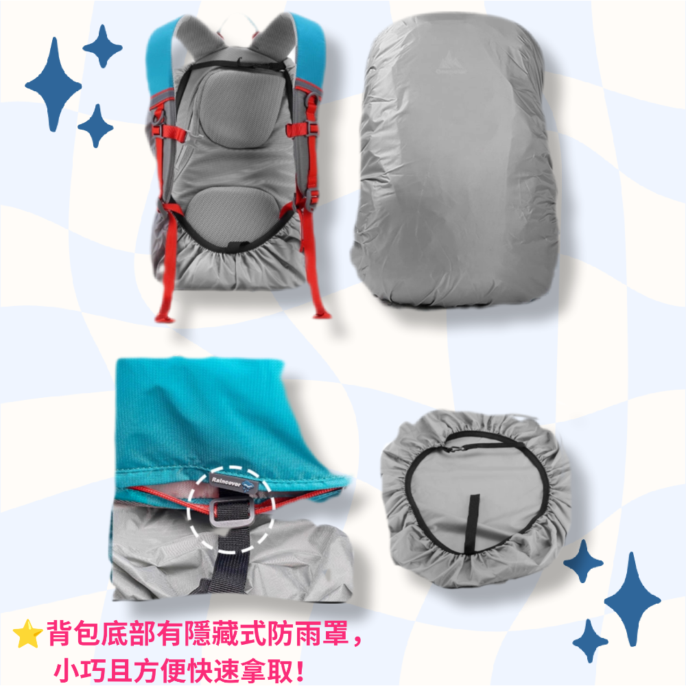 Onepolar 極地戶外旅行雙肩包 男女通用登山包 輕便背包 22L-細節圖6