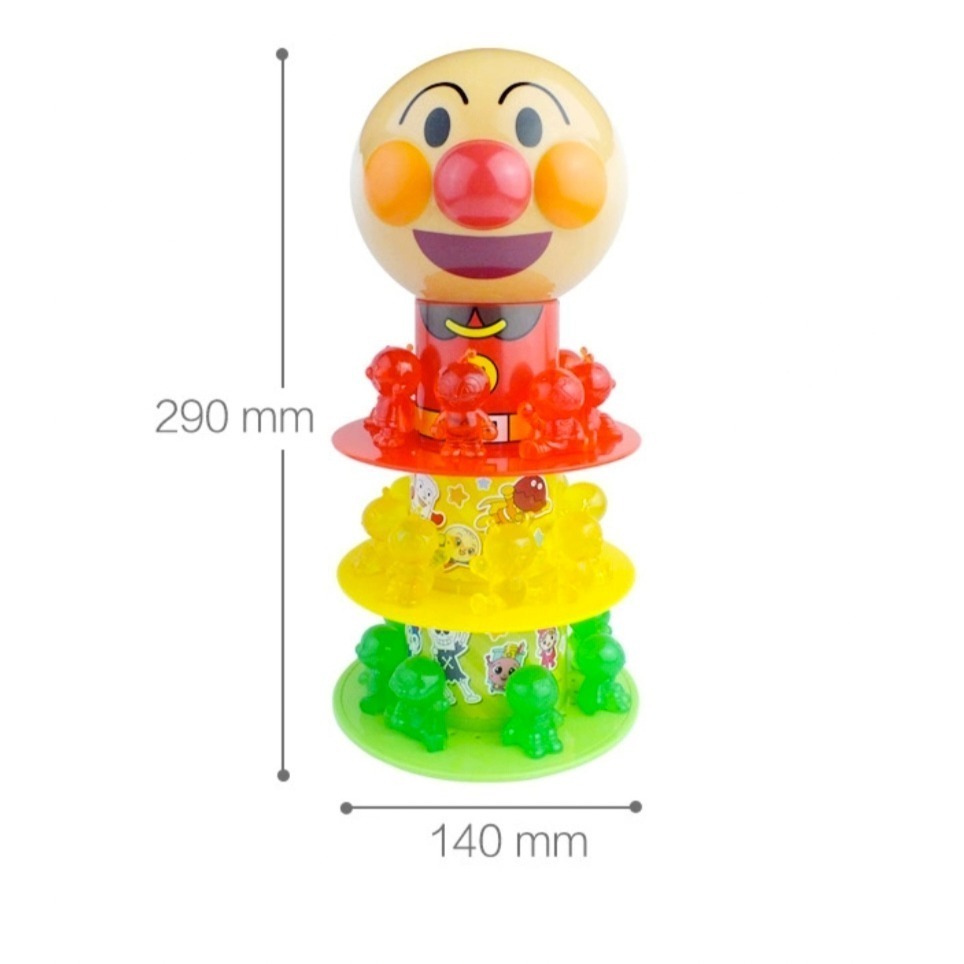 麵包超人平衡塔玩具 益智玩具 桌遊玩具 不倒翁-細節圖3