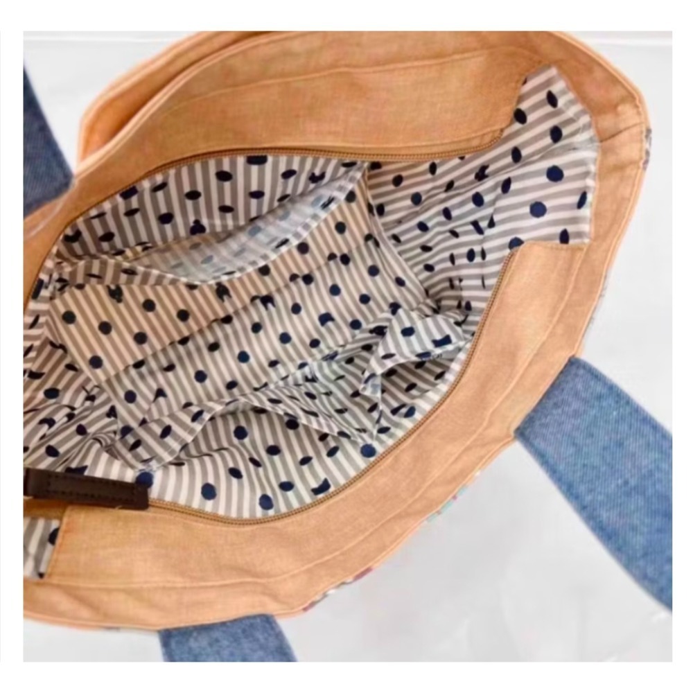 🇯🇵日本Kusuguru 露西保羅系列  刺繡貓咪手提包 帆布包 手拎包 休閒包-細節圖7