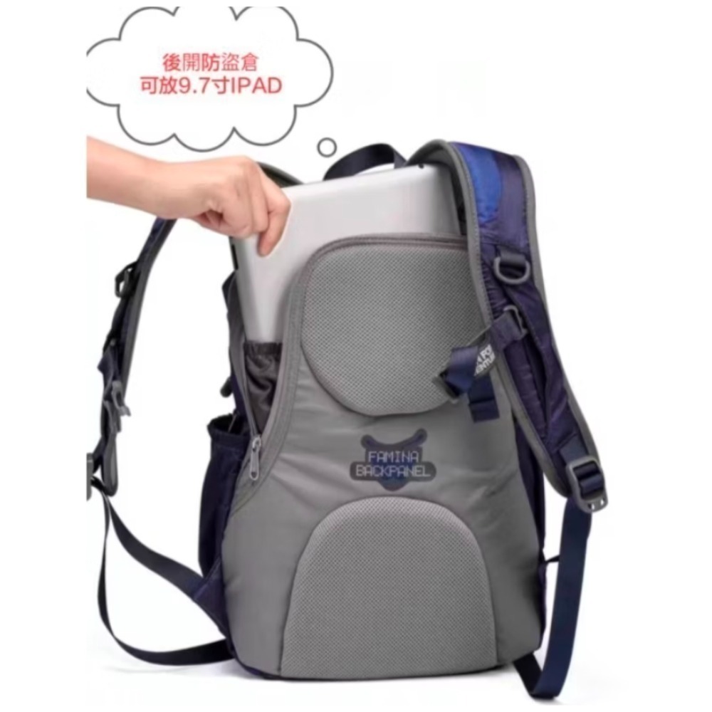 Onepolar 極地戶外旅行包 男女通用雙肩包 運動輕便小背包 通勤書包 18L-細節圖5