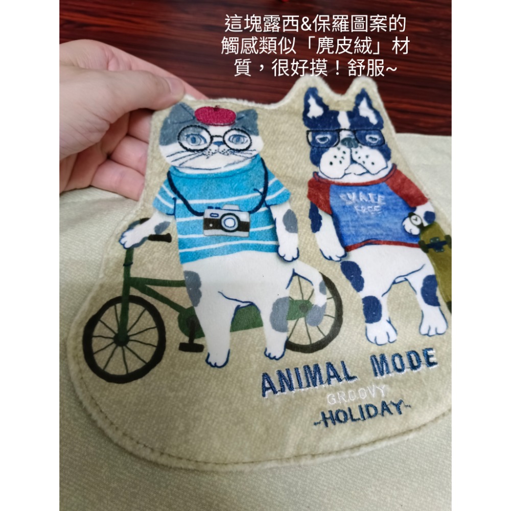 🇯🇵日本Kusuguru 2025春夏款 露西&保羅系列  手提包 小托特包 貓與狗圖案包-細節圖3