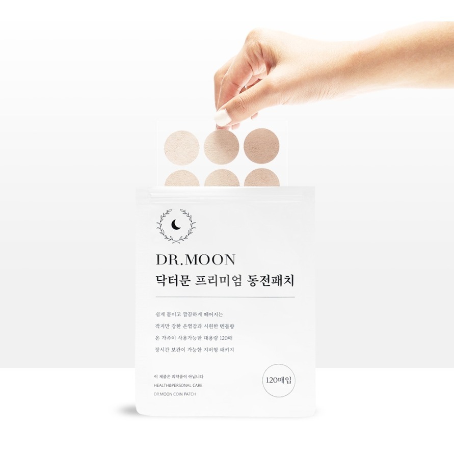 🔥現貨速寄🔥🧊全新配方 溫和舒緩🧊 韓國 Dr.Moon 薄荷圓形穴位貼 120貼-細節圖2