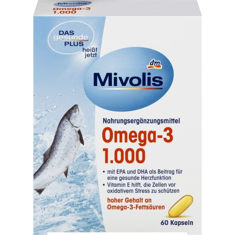 🔥現貨速寄🔥德國 🇩🇪 Mivolis Omega-3 1000 深海魚油 60粒裝-細節圖6