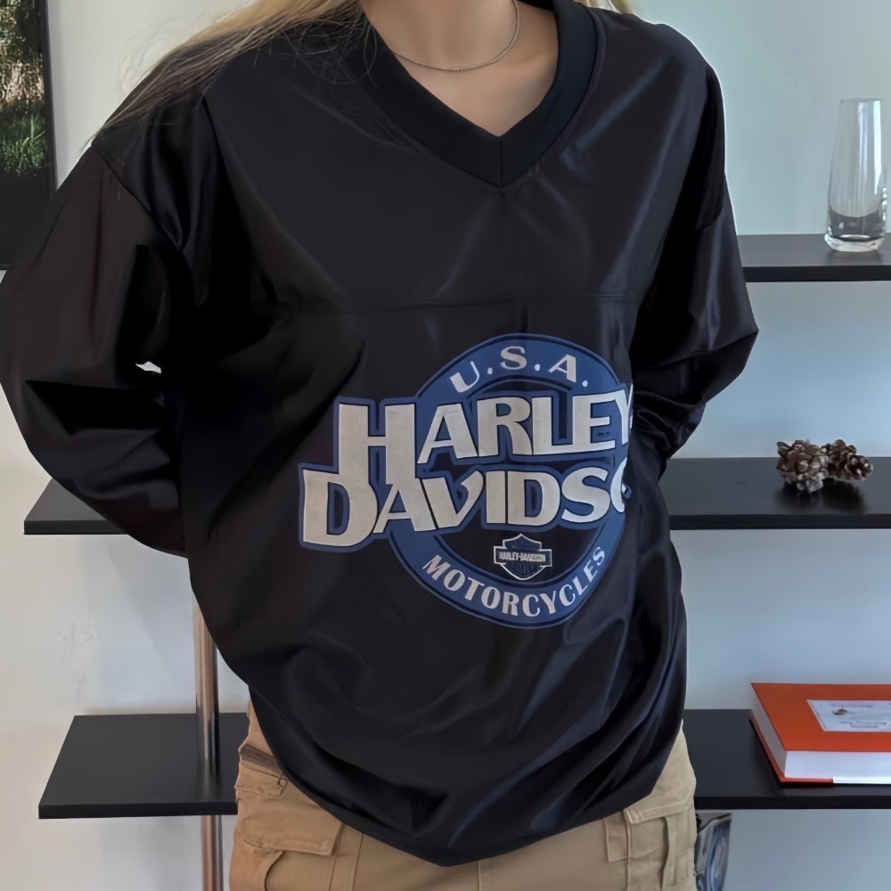 《M!tcH Select》Harley Davidson V領長袖球衣-細節圖3