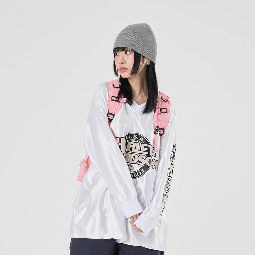 《M!tcH Select》Harley Davidson V領長袖球衣-細節圖5