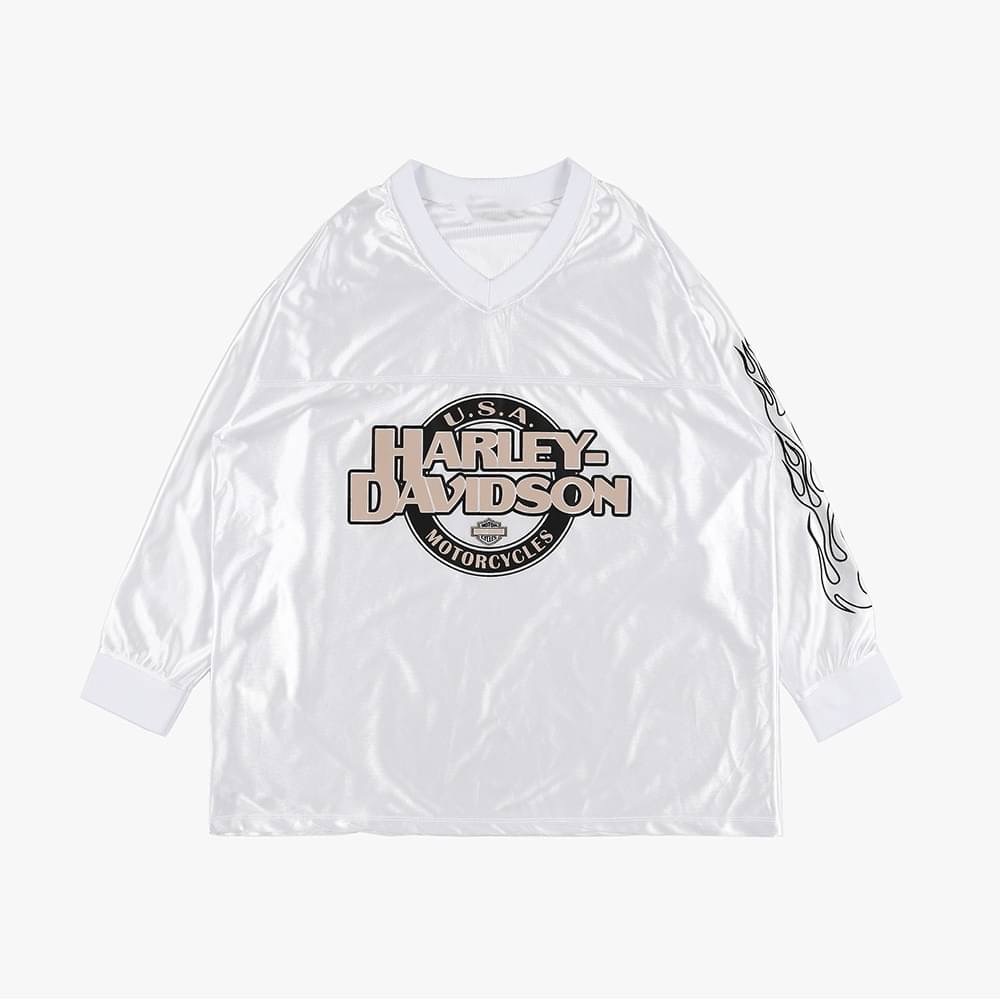 《M!tcH Select》Harley Davidson V領長袖球衣-細節圖10