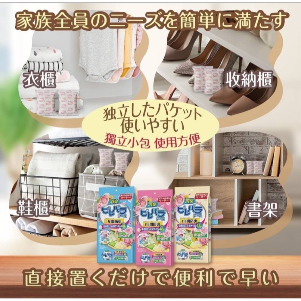 日本第一防霉 防潮 防蛀 除臭包  衣櫥香香包 主婦神器48小包-細節圖5