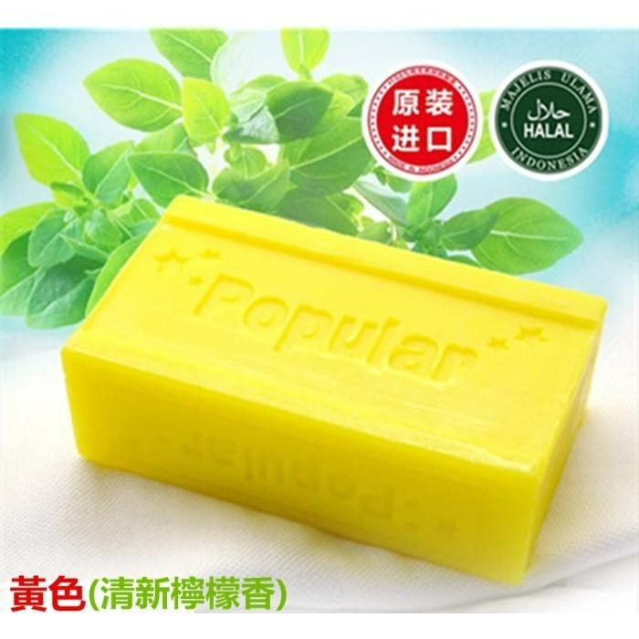 【百貨商城】熱銷 Popular 印尼 植物油 洗衣皂 強力 去污皂 清潔皂 溫和 250公克 香皂 肥皂 印尼皂-細節圖4