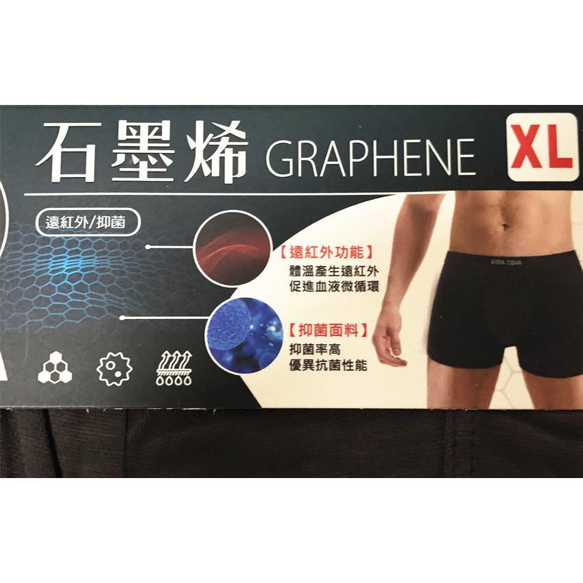 【百貨商城】 石墨烯 平口褲 內褲 四角褲 老船長 彈性內褲 舒適 柔軟-細節圖3