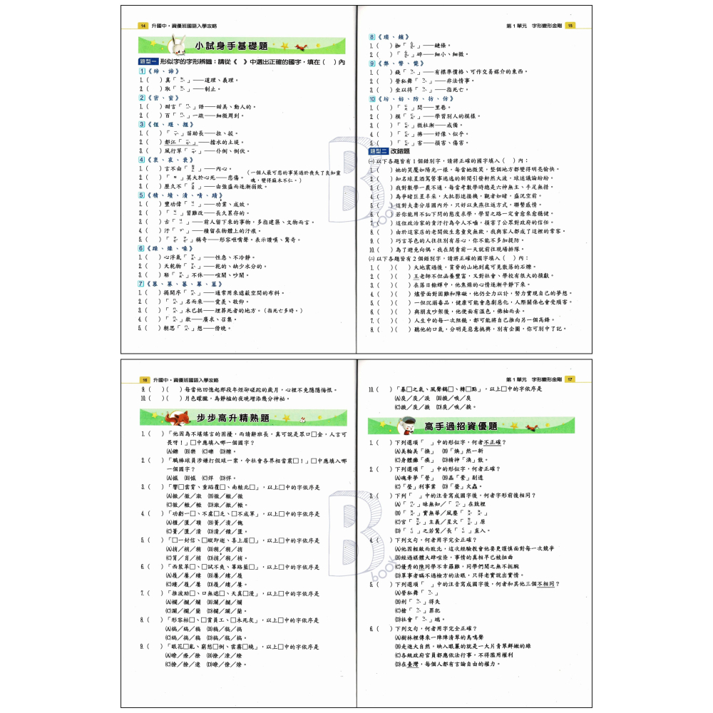 翰林 大滿貫 升私中/資優班 入學攻略套書 輔助教材-細節圖3