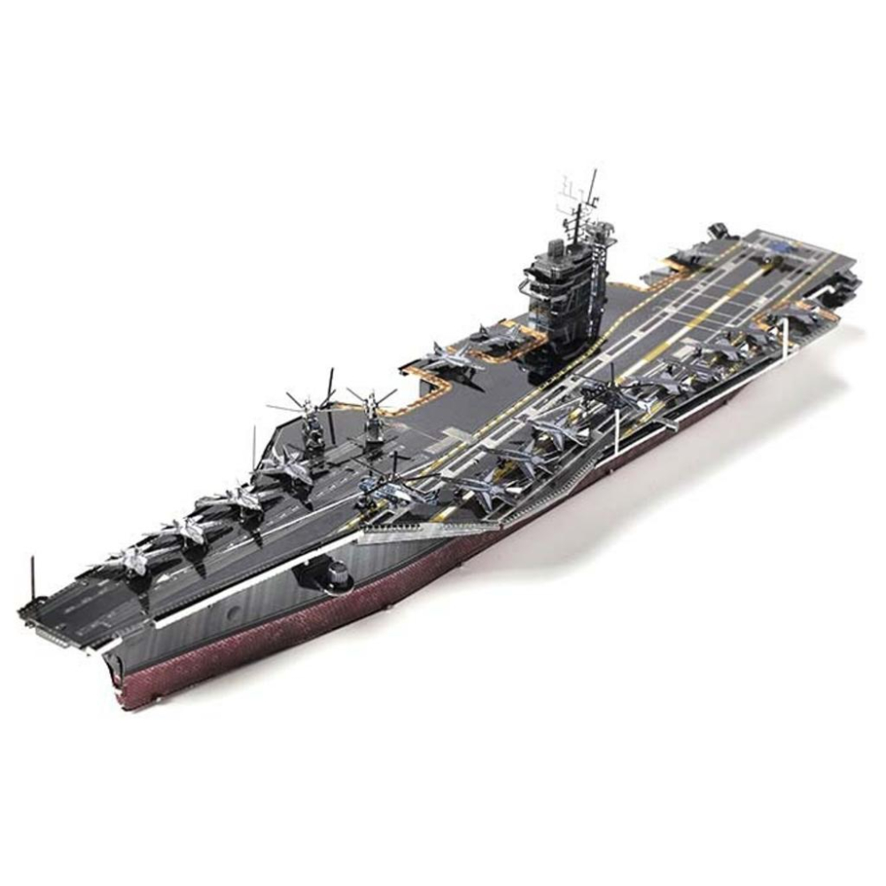 鋼鐵火星人益智玩具★中途島號航空母艦 ◎拼酷◎MU藝模◎3D立體金屬拼圖◎DIY金屬模型-細節圖2