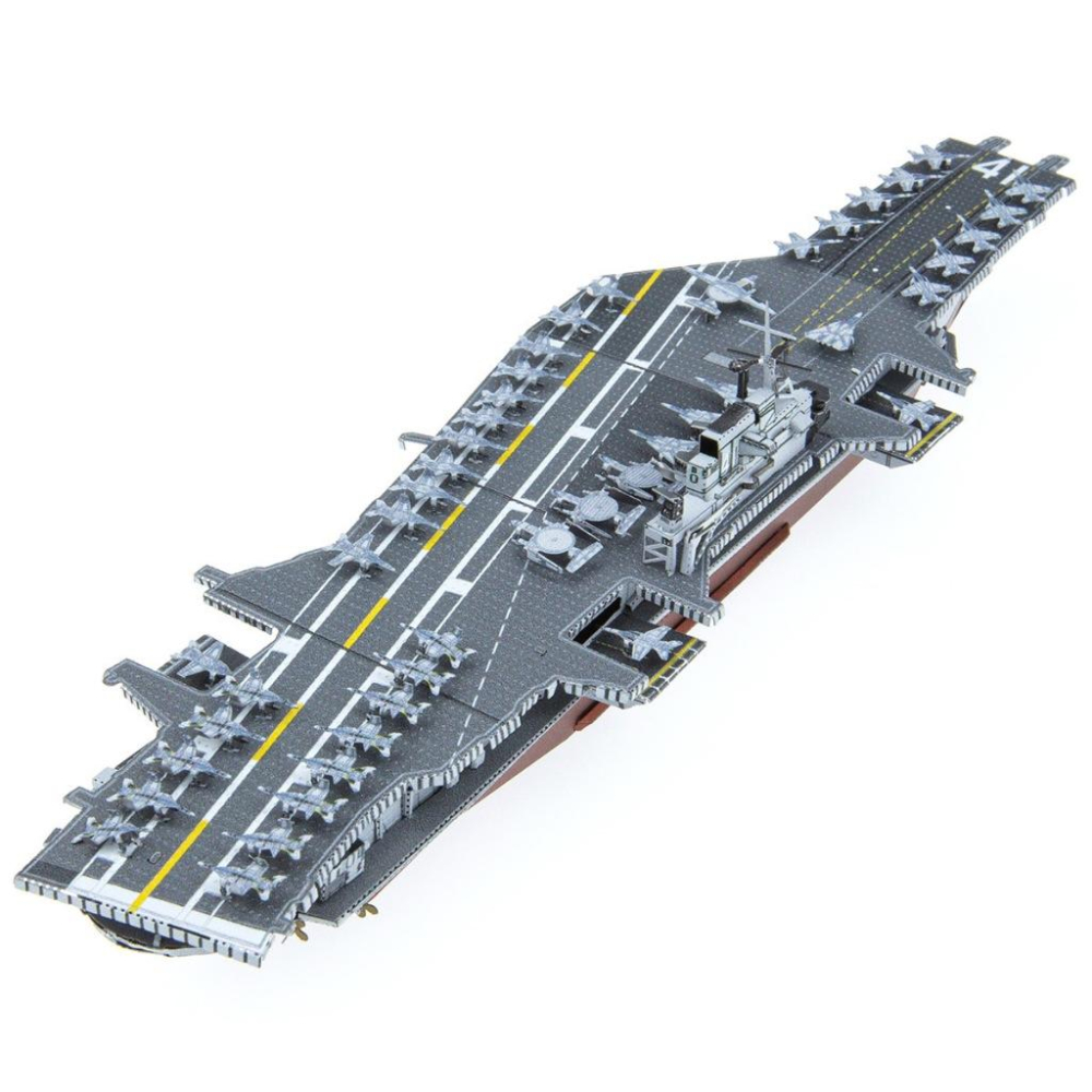 鋼鐵火星人益智玩具★中途島號航空母艦 ◎拼酷◎MU藝模◎3D立體金屬拼圖◎DIY金屬模型-細節圖5
