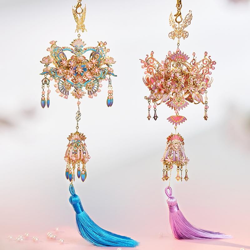 鋼鐵火星人益智玩具★ 步步生蓮- 晴空佩-紫雲佩 ★拼酷★MU藝模★3D立體金屬拼圖★DIY金屬模型-細節圖2