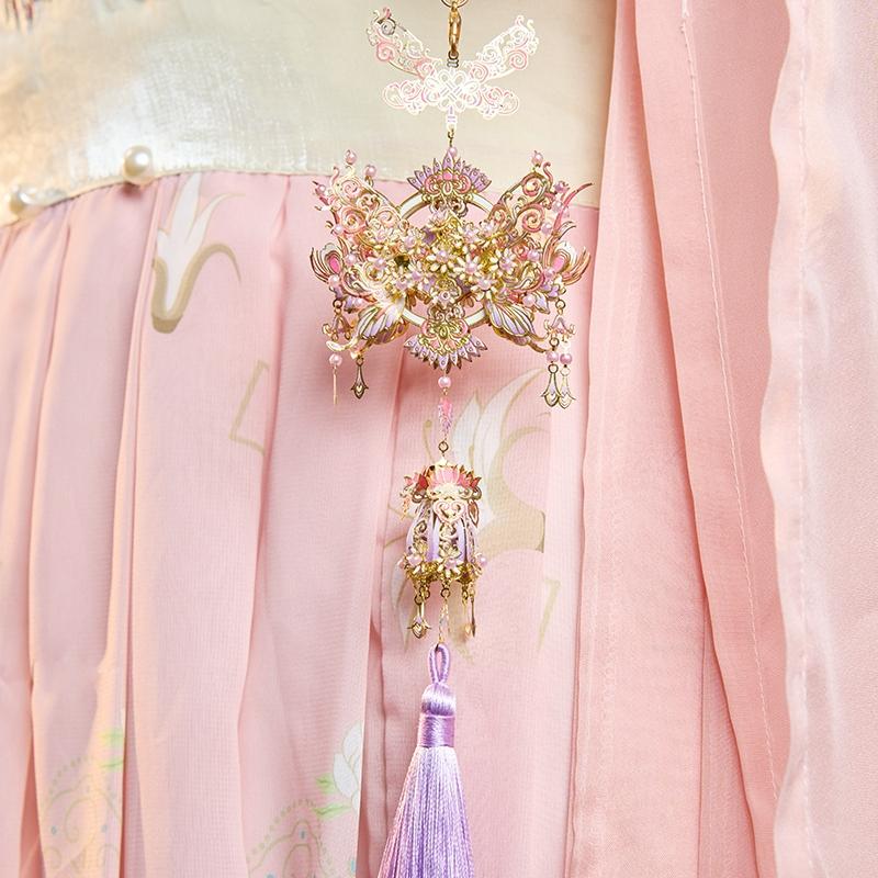 鋼鐵火星人益智玩具★ 步步生蓮- 晴空佩-紫雲佩 ★拼酷★MU藝模★3D立體金屬拼圖★DIY金屬模型-細節圖3