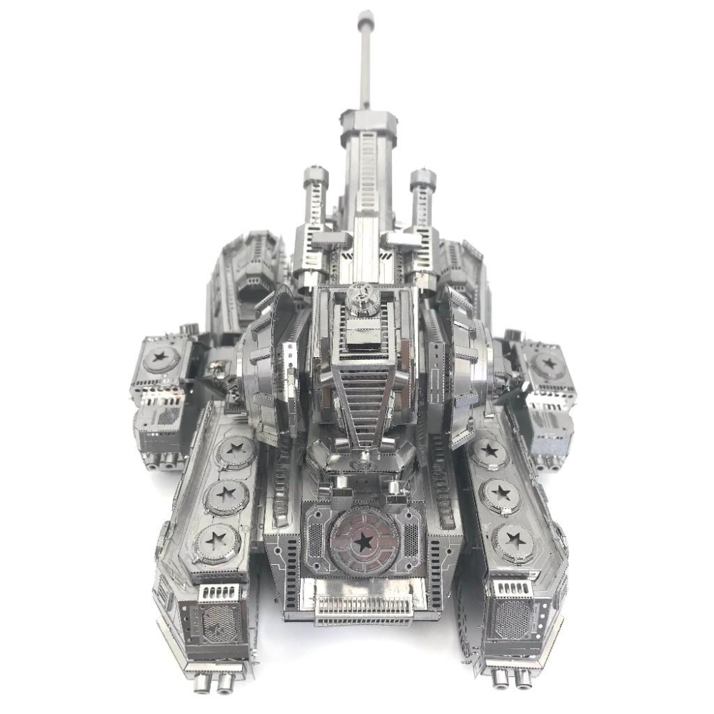 鋼鐵火星人益智玩具★ 天蛛重型坦克 ★拼酷★MU藝模★3D立體金屬拼圖★DIY金屬模型-細節圖3