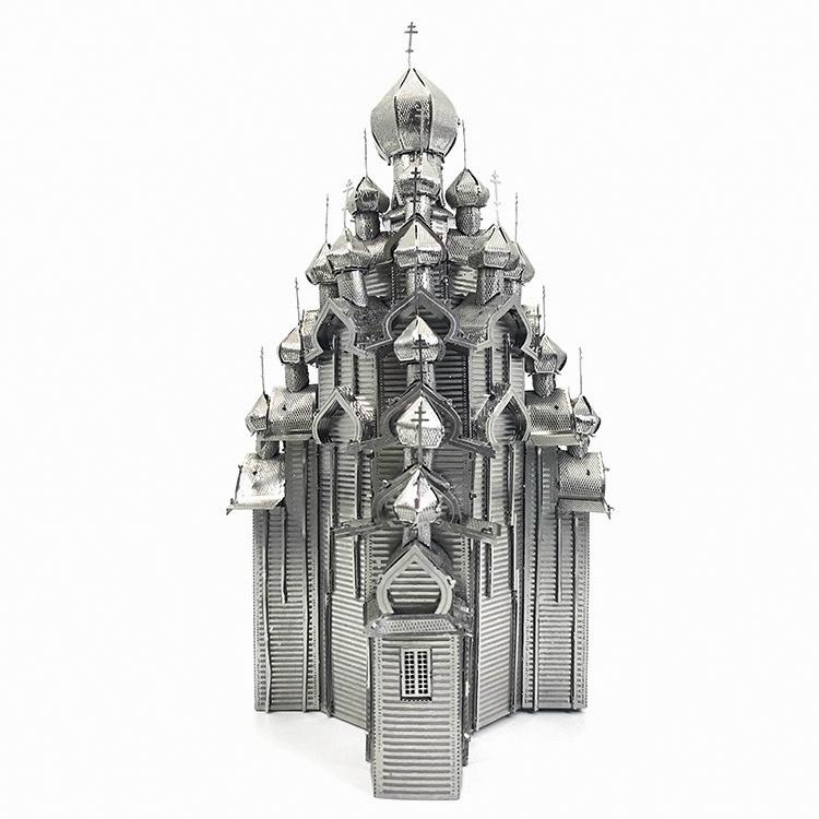 鋼鐵火星人益智玩具★ 主顯聖榮大教堂 ★拼酷★MU藝模★3D立體金屬拼圖★DIY金屬模型-細節圖2