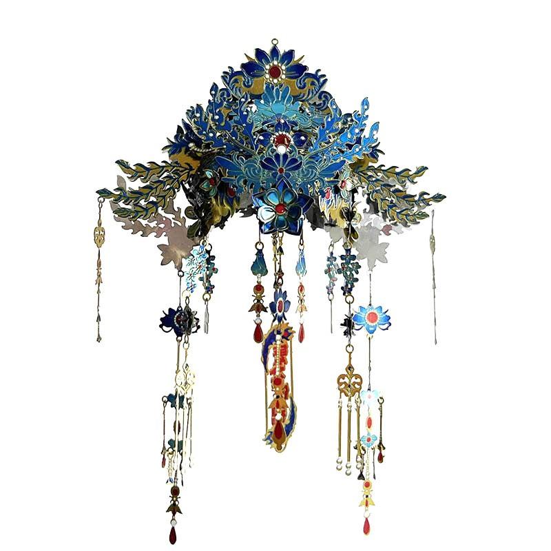 鋼鐵火星人益智玩具◎ 繁花似錦 鳳冠 ◎拼酷◎MU藝模◎3D立體金屬拼圖◎DIY金屬模型-細節圖6