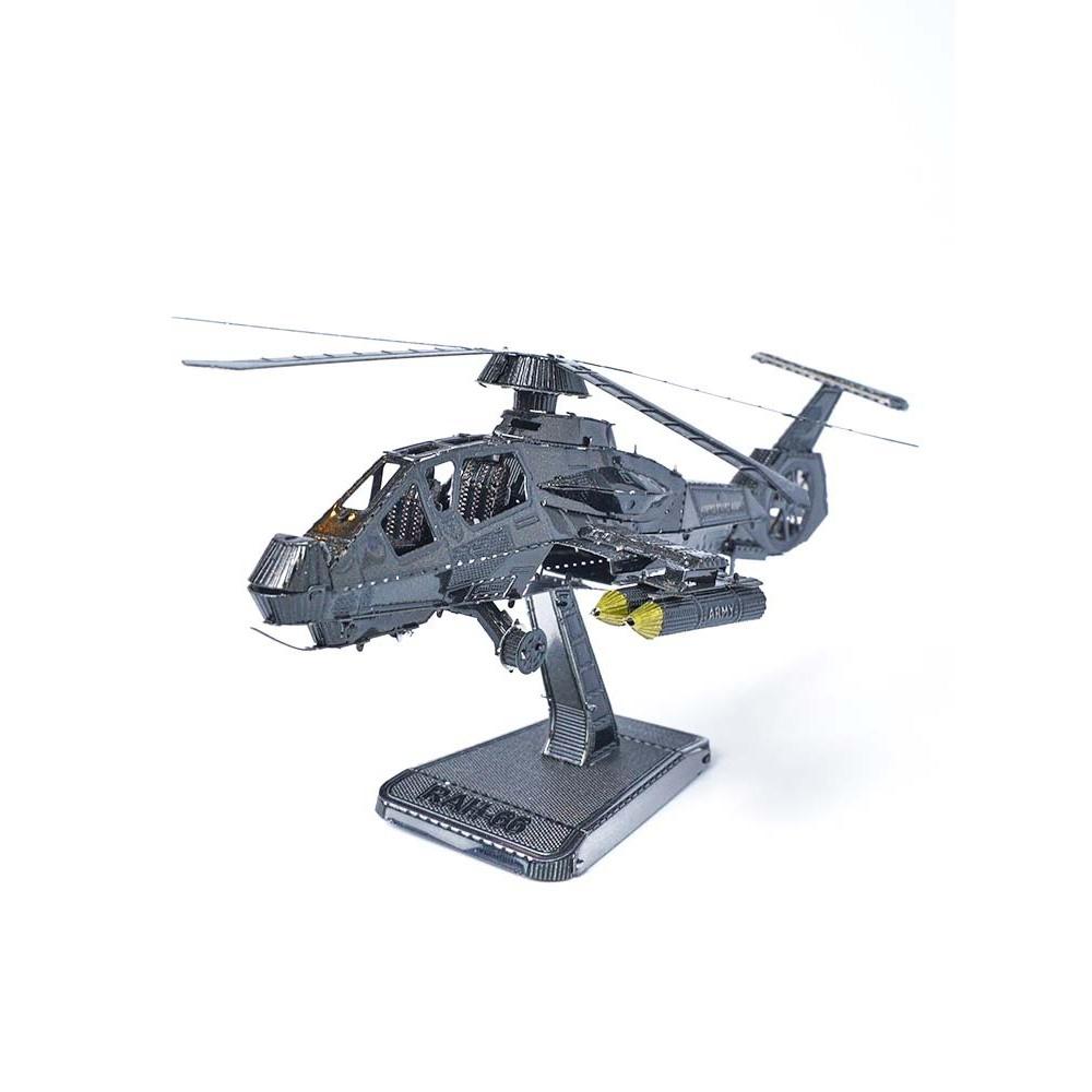 鋼鐵火星人益智玩具★ RAH-66卡曼契直升機 ★拼酷★MU藝模★3D立體金屬拼圖★DIY金屬模型-細節圖3