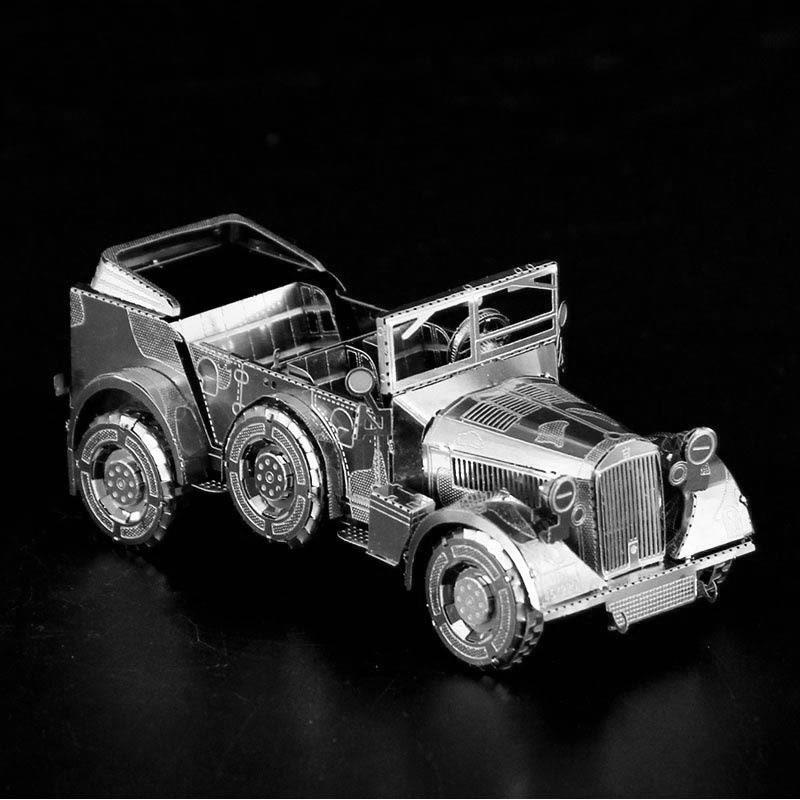 鋼鐵火星人益智玩具★ 裝甲運兵車 ★拼酷★MU藝模★3D立體金屬拼圖★DIY金屬模型-細節圖2