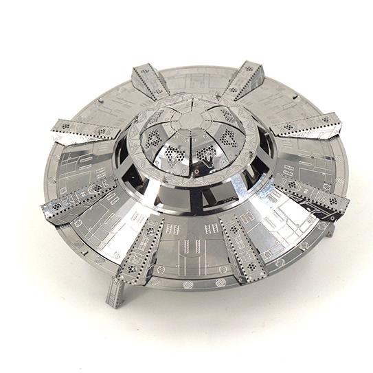 鋼鐵火星人益智玩具★ UFO飛碟 ★拼酷★MU藝模★3D立體金屬拼圖★DIY金屬模型-細節圖2
