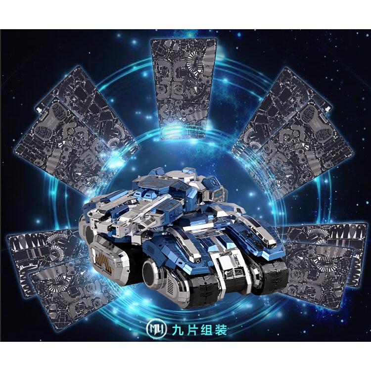 鋼鐵火星人益智玩具★ 星海爭霸-人族星際坦克 ★拼酷★MU藝模★3D立體金屬拼圖★DIY金屬模型-細節圖2