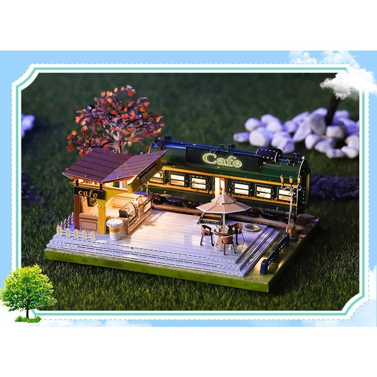 鋼鐵火星人益智玩具★ 悠闲假期系列 (附夜燈) ★拼酷★MU藝模★3D立體金屬拼圖★DIY金屬模型-細節圖4