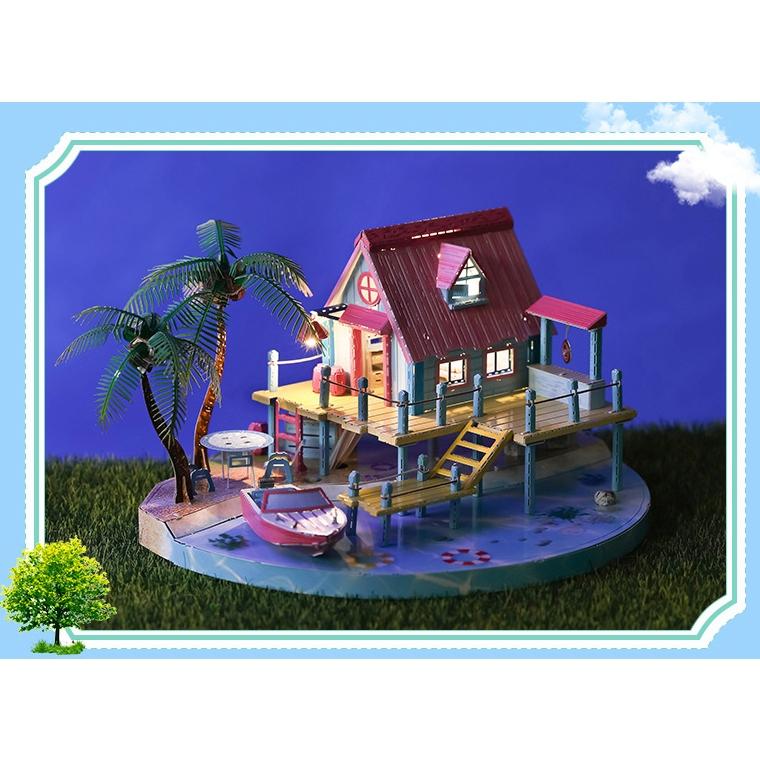 鋼鐵火星人益智玩具★ 悠闲假期系列 (附夜燈) ★拼酷★MU藝模★3D立體金屬拼圖★DIY金屬模型-細節圖6