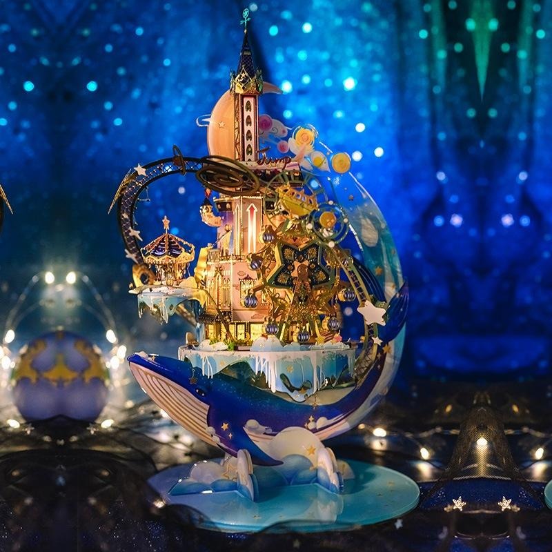 鋼鐵火星人益智玩具★ 星空遊樂場 ★拼酷★MU藝模★3D立體金屬拼圖★DIY金屬模型-細節圖2