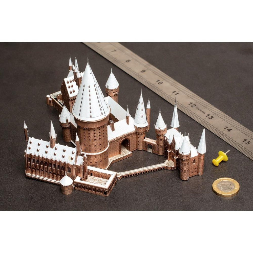 鋼鐵火星人益智玩具★ 哈利波特-霍格華茲城堡 ★拼酷★MU藝模★3D立體金屬拼圖★DIY金屬模型-細節圖5