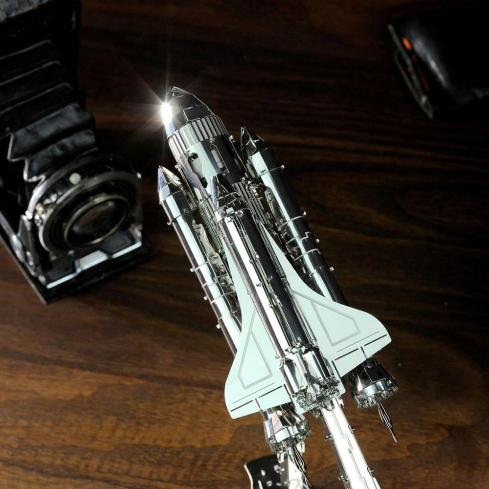 鋼鐵火星人益智玩具◎ 齒輪機械傳動系列-星空探險者 ◎烏克蘭原創◎3D立體金屬拼圖◎DIY金屬模型-細節圖3