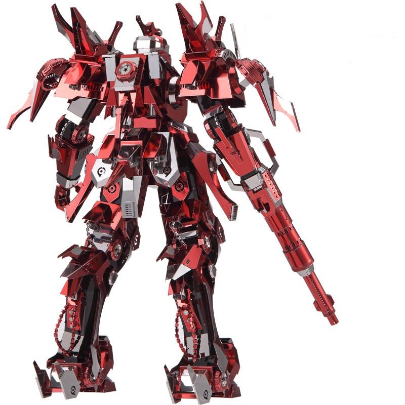 鋼鐵火星人益智玩具★ 雷霆赤甲 ★拼酷★MU藝模★3D立體金屬拼圖★DIY金屬模型-細節圖2