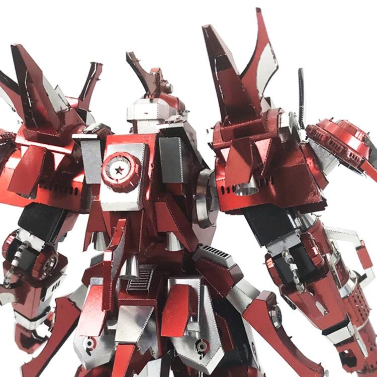 鋼鐵火星人益智玩具★ 雷霆赤甲 ★拼酷★MU藝模★3D立體金屬拼圖★DIY金屬模型-細節圖3