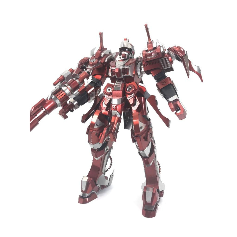 鋼鐵火星人益智玩具★ 雷霆赤甲 ★拼酷★MU藝模★3D立體金屬拼圖★DIY金屬模型-細節圖4