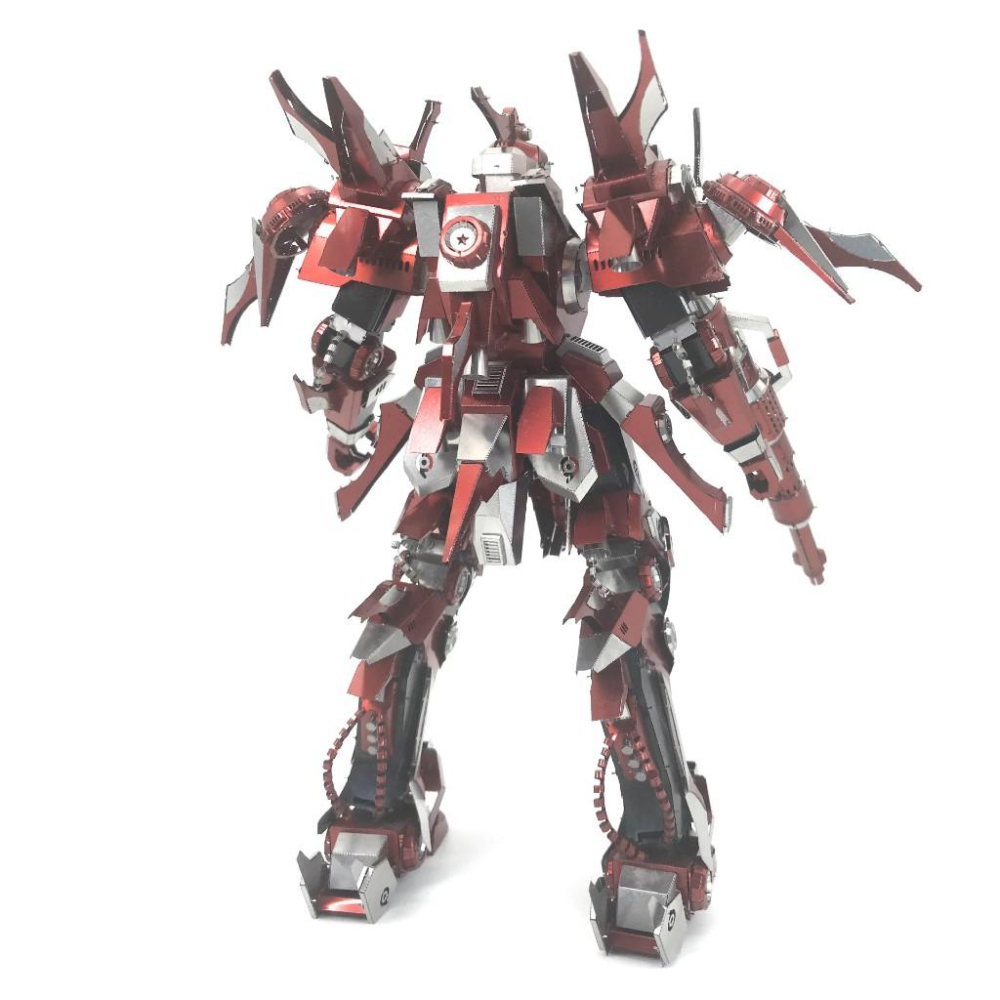 鋼鐵火星人益智玩具★ 雷霆赤甲 ★拼酷★MU藝模★3D立體金屬拼圖★DIY金屬模型-細節圖6