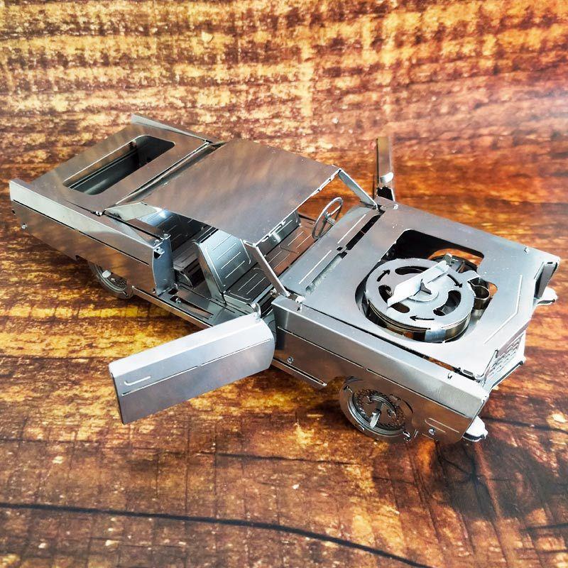 鋼鐵火星人益智玩具◎ 齒輪機械傳動系列-皇家領航者轎車 ◎烏克蘭原創◎3D立體金屬拼圖◎DIY金屬模型-細節圖6