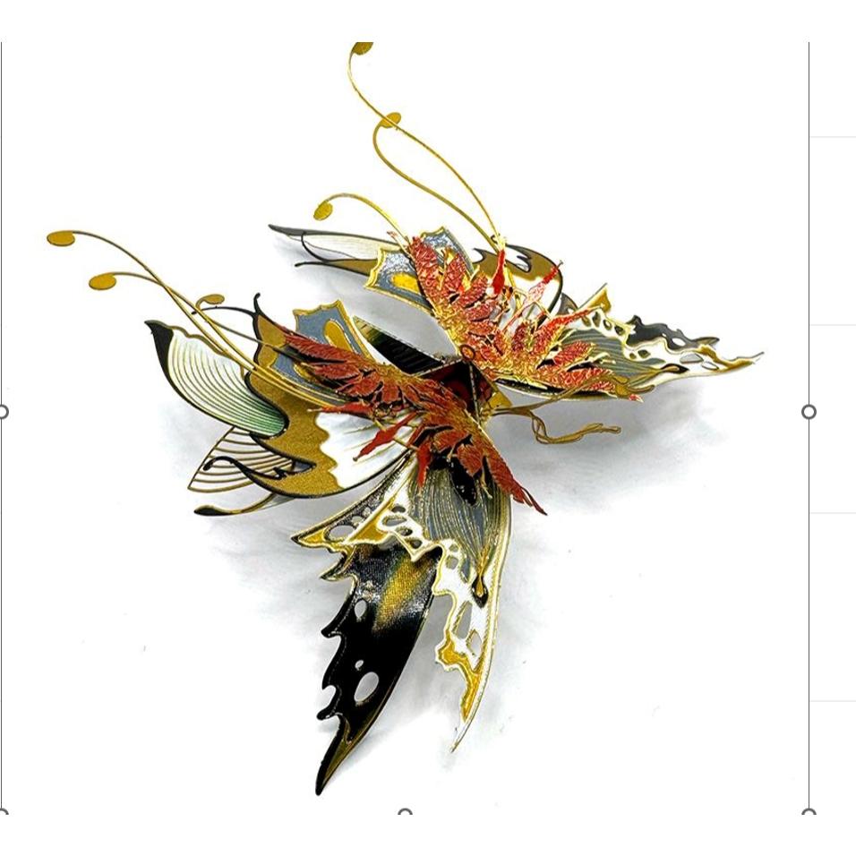 鋼鐵火星人益智玩具★ 千語蝶 ★拼酷★MU藝模★3D立體金屬拼圖★DIY金屬模型-細節圖8