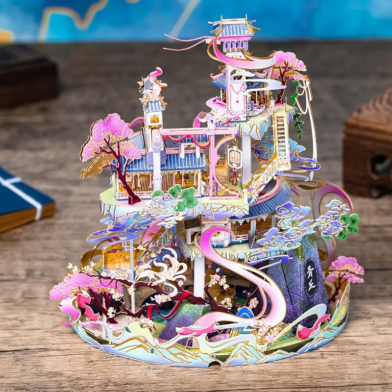 鋼鐵火星人益智玩具★ 一夢青丘 ★拼酷★MU藝模★3D立體金屬拼圖★DIY金屬模型-細節圖2