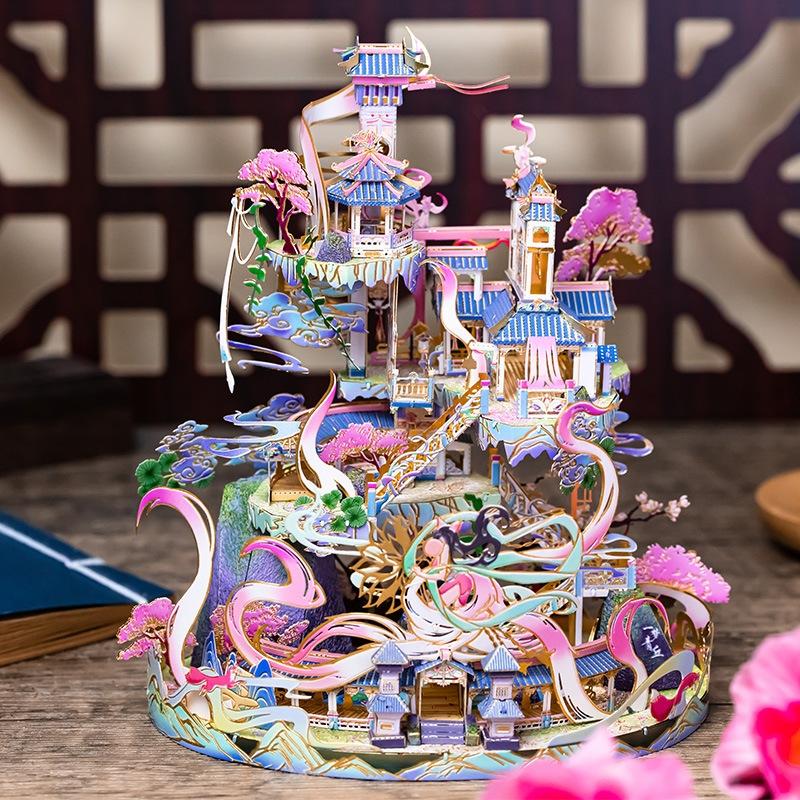 鋼鐵火星人益智玩具★ 一夢青丘 ★拼酷★MU藝模★3D立體金屬拼圖★DIY金屬模型-細節圖4