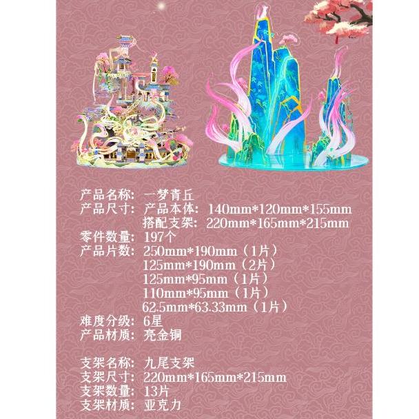 鋼鐵火星人益智玩具★ 一夢青丘 ★拼酷★MU藝模★3D立體金屬拼圖★DIY金屬模型-細節圖7