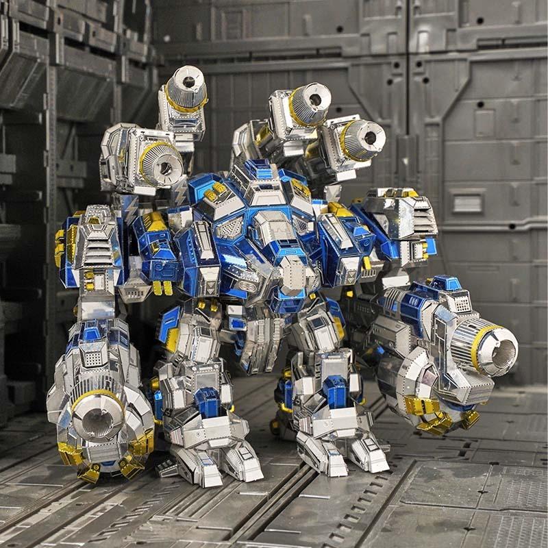 鋼鐵火星人益智玩具★ 星海爭霸-奧神戰甲 ★拼酷★MU藝模★3D立體金屬拼圖★DIY金屬模型-細節圖3